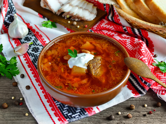 Ukrainian borscht